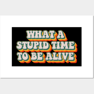 What A Stupid Time To Be Alive Posters and Art